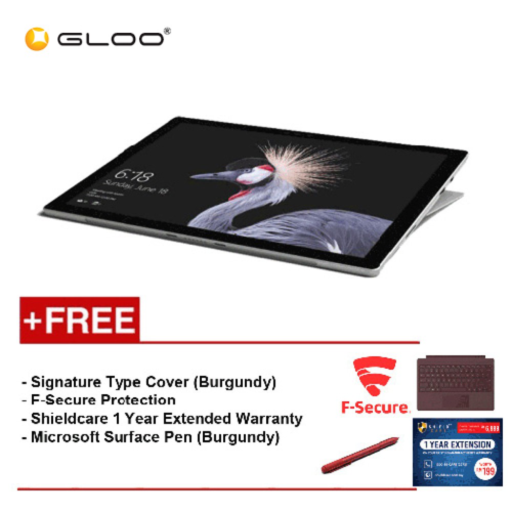 NEW Microsoft Surface Pro-Core i58G/256GB Free Surface Pro Type Cover (Burgundy) + Shieldcare 1 Year Extended Warranty + F-Secure End Point Protection + Microsoft Surface Pen (Burgundy) NEW Microsoft Surface Pro-Core i58G/256GB Free Surface Pro Type Cover (Burgundy) + Shieldcare 1 Year Extended Warranty + F-Secure End Point Protection + Microsoft Surface Pen (Burgundy)