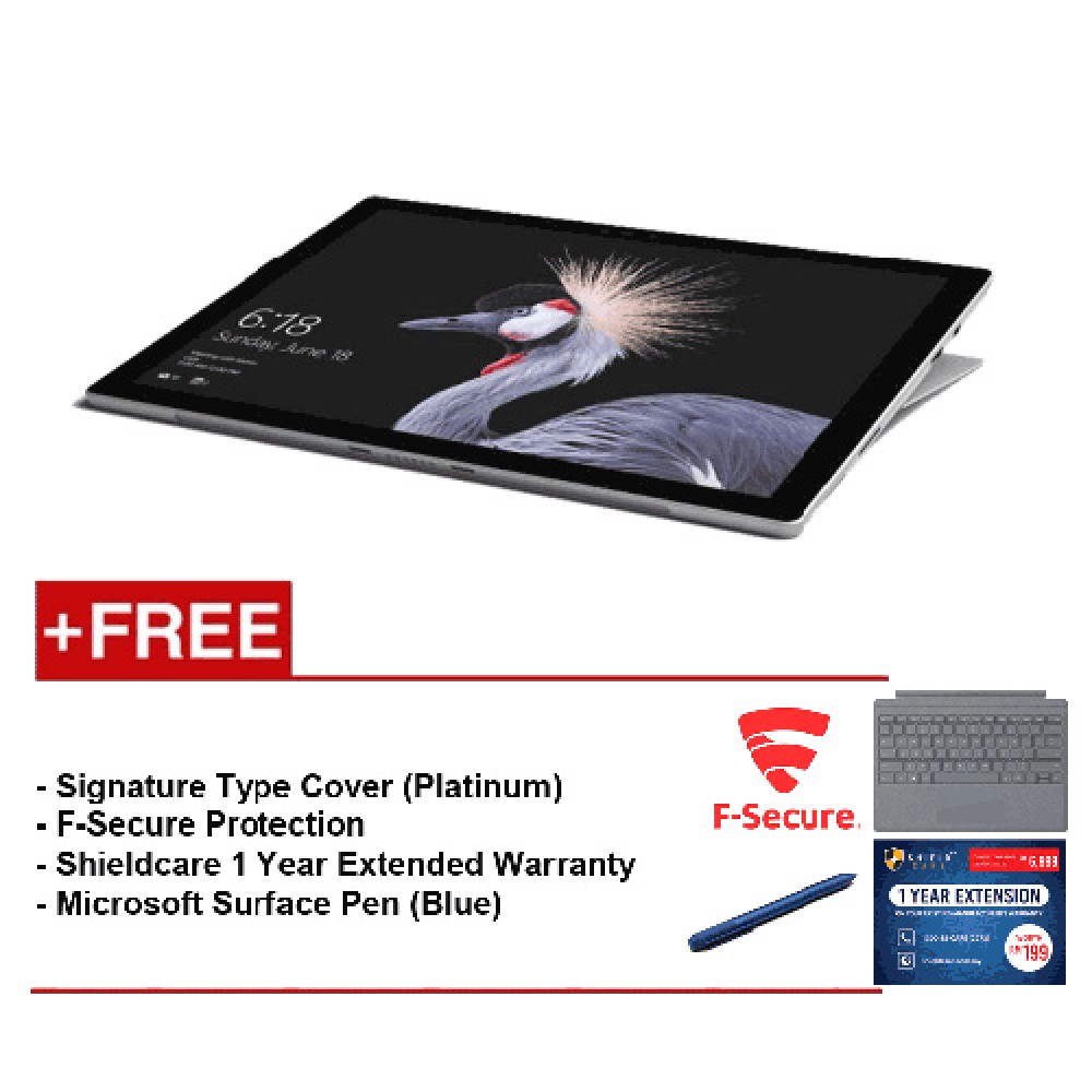 NEWMicrosoftSurfacePro-Corei58G/256GBFreeSurfaceProTypeCover(Platinum)+Shieldcare1YearExtendedWarranty+F-SecureEndPointProtection+Microsoft Surface Pen (Cobalt Blue) NEWMicrosoftSurfacePro-Corei58G/256GBFreeSurfaceProTypeCover(Platinum)+Shieldcare1YearExtendedWarranty+F-SecureEndPointProtection+Microsoft Surface Pen (Cobalt Blue)