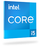 Intel i5 processor badge