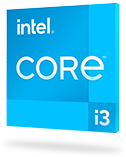 Intel i3 processor badge