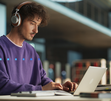 Boy with laptop