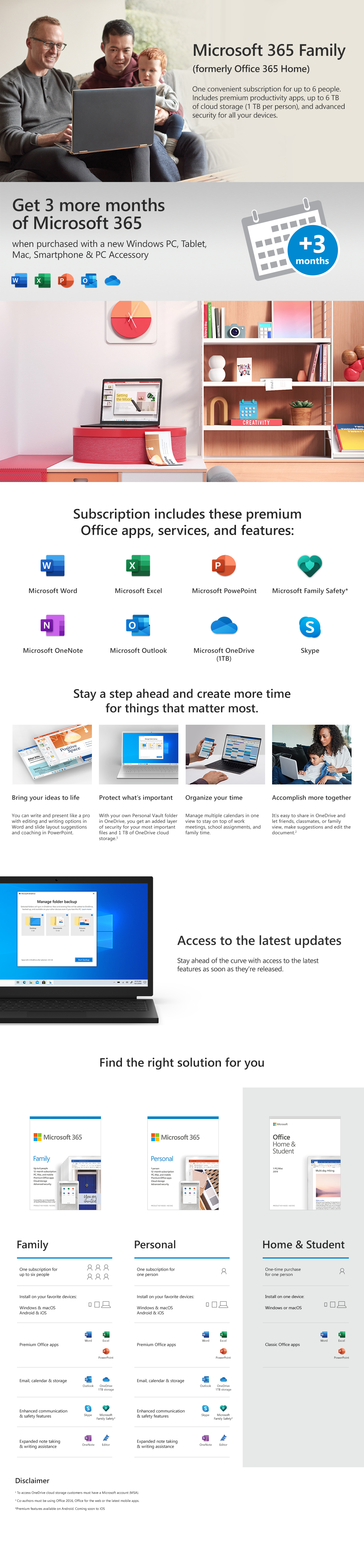 Microsoft 365 Family [Previously Known as Office 365 Home] - ESD
