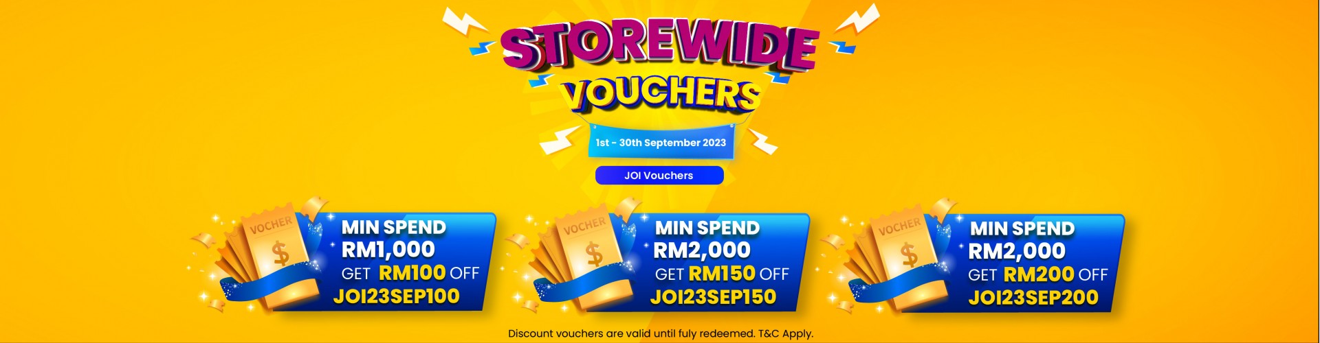 JOI September Vouchers
