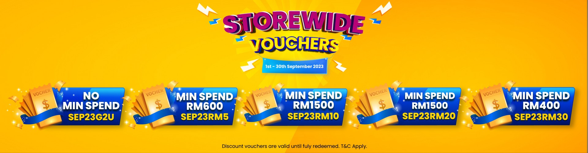Storewide Vouchers