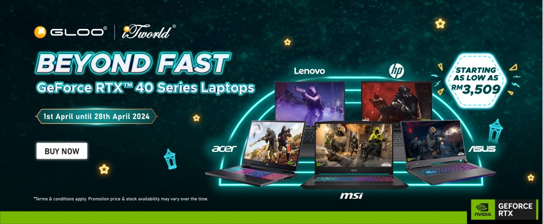 Beyond fast GeForce RTX40 Series Laptop