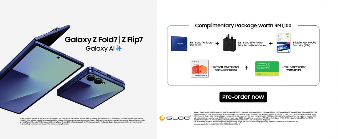 Pre-order Samsung Galaxy Z Flip7 & Fold7