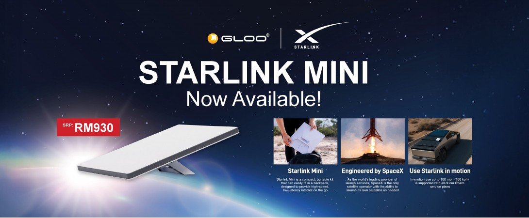 Starlink Mini - Compact Satellite WiFi in Malaysia