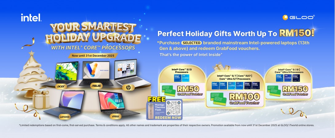 Intel Year End Sale-Your Smartest Holiday Upgrade With Intel Core Processors