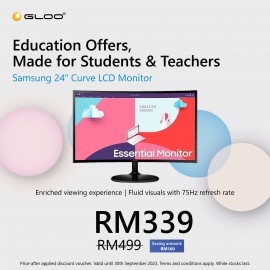 Samsung 24" Curve LCD Monitor LS24C360EAEXXS