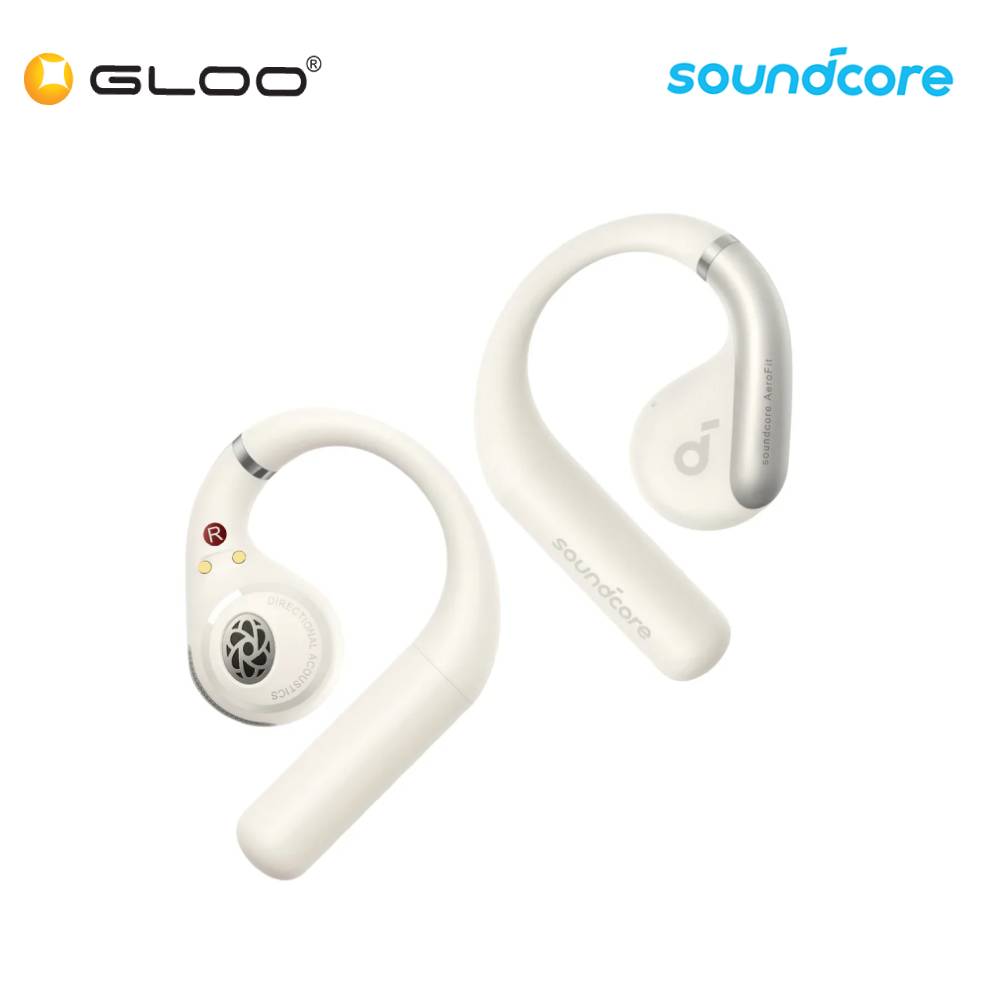 Anker Soundcore AeroFit Superior Comfort Open-Ear Earbuds A3872 - White 