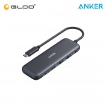 Anker 332 USB-C Hub 5-In-1 to HDMI/USB-C Port/2 USB-A Ports/PD-in port