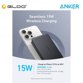 Anker MagGo Power Bank (10K, Magnetic Wireless) - Black A1664