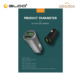 Abodos AS-GS16 2-USB Output Car Charger