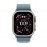 Apple Watch Ultra 3 GPS + Cellular 49mm Natural Titanium Case with Light Blue Alpine Loop - Large MEWP4X/A