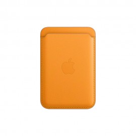 iPhone Leather Wallet with MagSafe - California Poppy