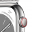 Apple Watch Series 8 GPS + Cellular, 41mm Silver Stainless Steel Case with Silver Milanese Loop