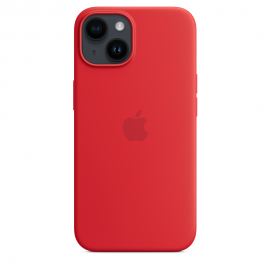 Apple iPhone 14 Plus Silicone Case with MagSafe - (PRODUCT)RED MPT63FE/A