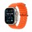 Apple Watch Ultra 2 GPS + Cellular, 49mm Titanium Case with Orange Ocean Band