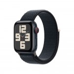 Apple Watch SE GPS  Cellular 40mm Midnight Aluminium Case with Midnight Sport Loop