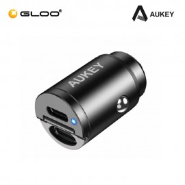 AUKEY 30W Dual Port USB-C PD Car Charger CC-A4