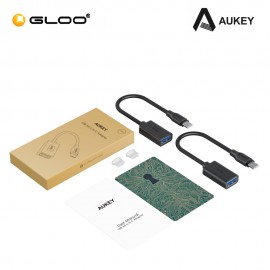 AUKEY Unity Adapt CA 3.0 USB-C to USB-A Adapter (2 Pack) CB-A26