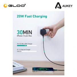 AUKEY Minima 20W Compact PD Charger Black PA-Y25 608119200238