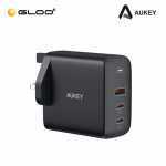 AUKEY 3-Port 90W PD Wall Charger with GaN Power Tech PA-B6S  608119200382