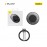 Baseus Simple 2 Wireless Charger 15W Cluster Black（Include: Cable Type-C To Type-C 24W 12V/2A 1m Cluster Black) 6932172624507