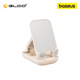Baseus Seashell Series Folding Phone Stand (with Mirror) - Beige 6932172629915