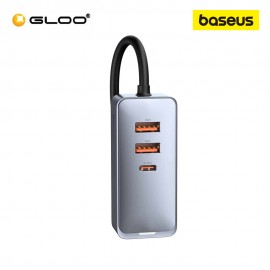 Baseus Share Together PPS Multi-Port Fast charging Car Charger Extension Cord 120W 3A+1C-Gray