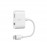BELKIN 3.5MM CHARGE ROCSTAR IPHONE 7 & 7 PLUS, 4", WHITE - 745883734108