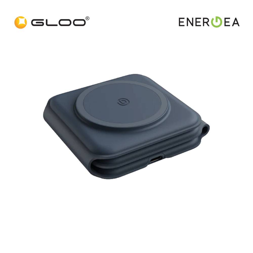 ENERGEA BAZIC GOMAG TRIO PLUS, 3IN1 ELEVATED FOLDABLE MAGNETIC WIRELESS CHARGER 15W - BLUE 8885020100624