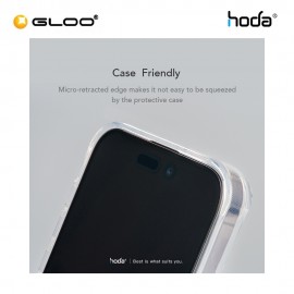 HODA Anti-Peeper Full Coverage Tempered Glass iPhone 15 6.1" with helper - Privacy 4711441973346