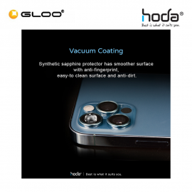 Hoda Sapphire Lens Protector iPhone 13 Pro/ 13 Pro Max - Silver (3PCS) 4711103542835