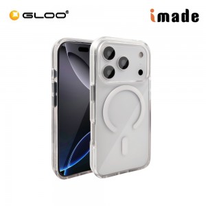 imade Crystaline Magsafe Case + imade Pandillo 2.5D Full Cover Tempered Glass for iPhone 17 Pro (Clear)