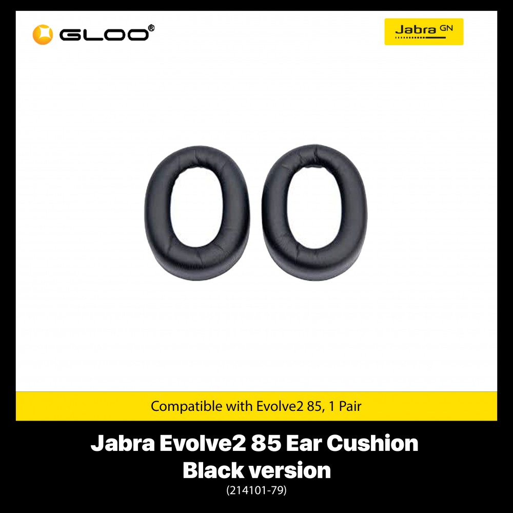 [PREORDER] Jabra Evolve2 85 Ear Cushion Black version, 1 pair