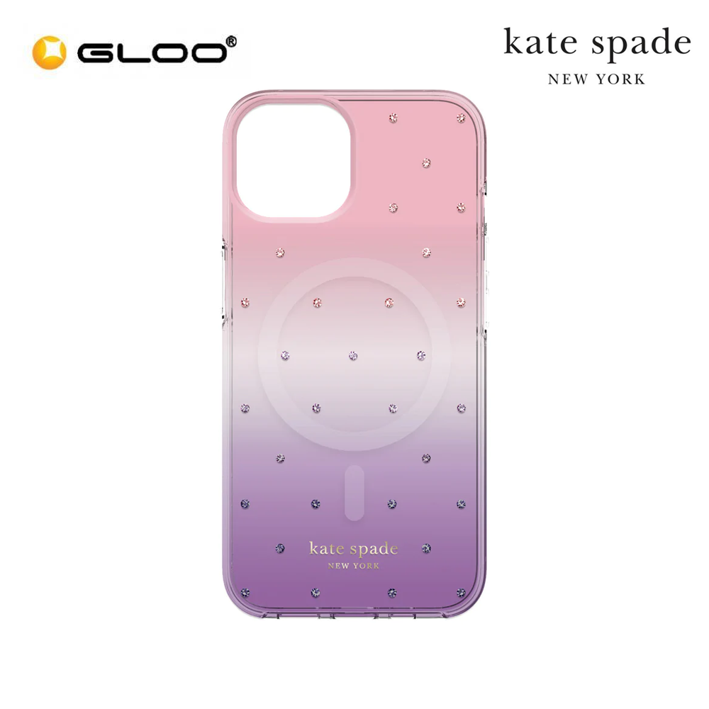 KATE-SPADE-New-York-Protective-Hardshell-for-Magsafe-case-for-iPhone-14-Pro -Max-Ombre-Pin-Dot