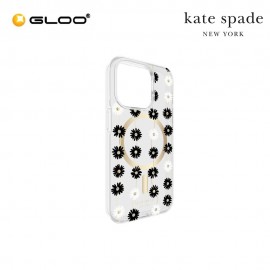 KATE SPADE New York Protective Hardshell for Magsafe iPhone 15 Pro Max 6.7" - Daisy Chain 840171733686