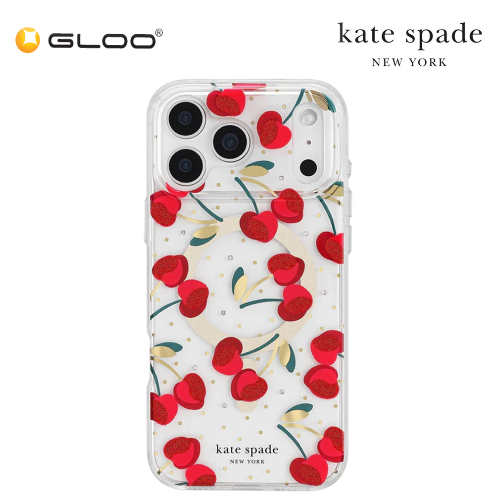 Kate Spade Cherry Dot Protective Hardshell - iPhone 17 Pro