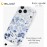 Kate Spade Flowered Blue Protective Hardshell - iPhone 17 Pro