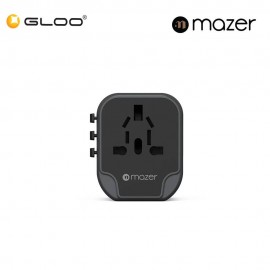 Mazer IFTravel120 Infinite 2 USB-A World Travel Charger - Grey 8881304544108