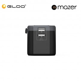 Mazer IFTravel120 Infinite 2 USB-A World Travel Charger - Grey 8881304544108