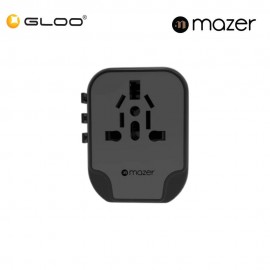 Mazer IFTravel120PD Infinite PD20W 1C2A World Travel Charger - BlackGrey 8881304544627