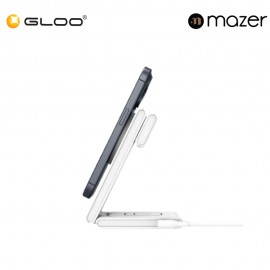 Mazer MagFold02/Qi2 Certified 20W Foldable 3in1 Wireless charger - White 8881304544795