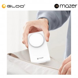 Mazer MagFold02/Qi2 Certified 20W Foldable 3in1 Wireless charger - White 8881304544795