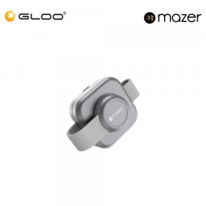 Mazer MagTrifold03 Qi2 Certified 15W 3-in-1 Foldable Wireless Travel Charger - Grey 8881304545181