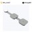 Mazer MagTrifold03 Qi2 Certified 15W 3-in-1 Foldable Wireless Travel Charger - Grey 8881304545181
