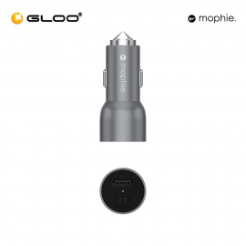 Mophie Car Charger USB-C & USB-A 37W - Space Grey 840056174597