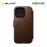 NOMAD Modern Leather Folio iPhone 14 Pro 6.1" - Brown 856500012346