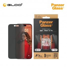 PanzerGlass iPhone 15 Pro 6.1" Ultra-Wide Fit Screen Protector, Privacy 5711724128103